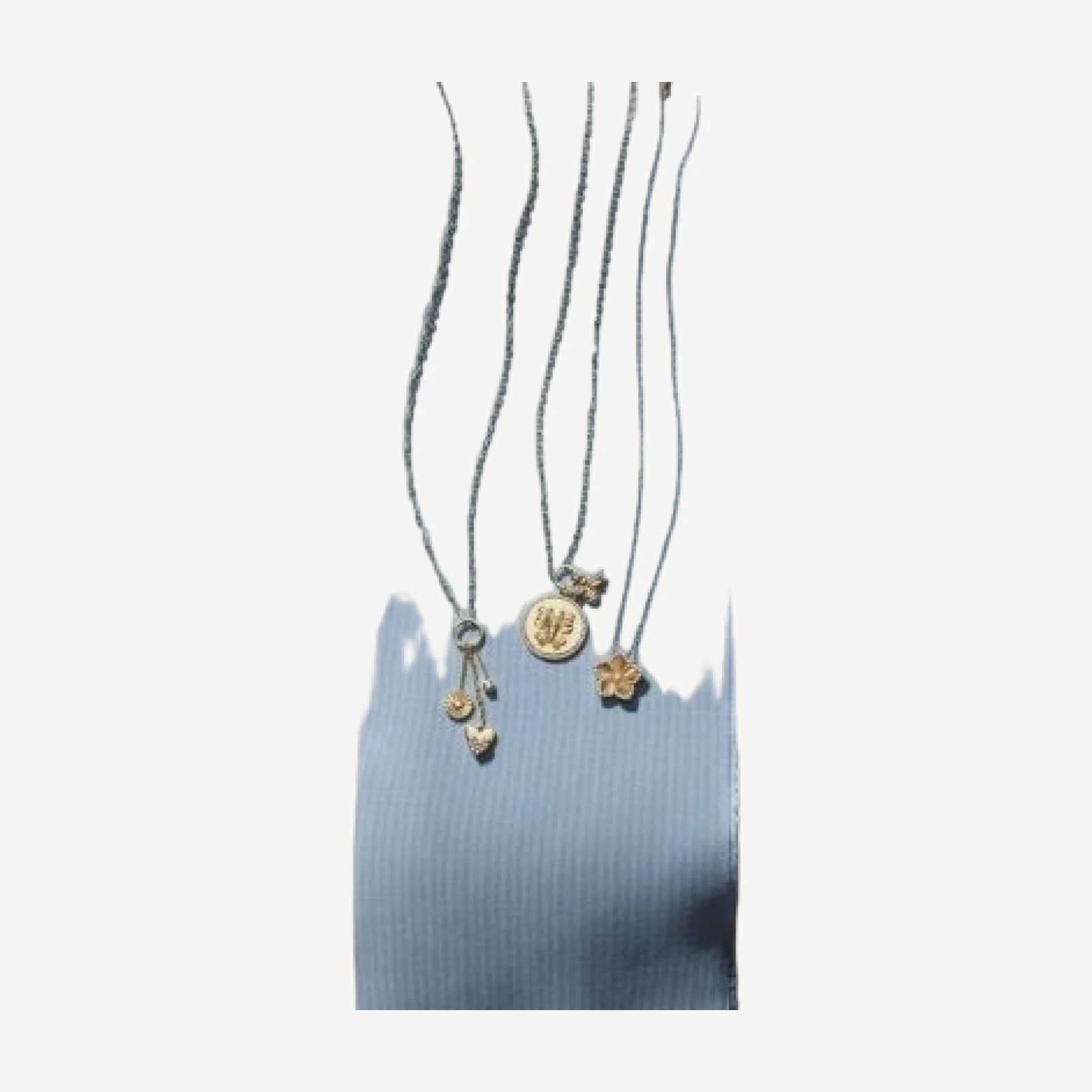 Bloomingdale's Fine Collection Diamond Three Charm Pendant Necklace in 14K Yellow Gold, 0.20 tcw