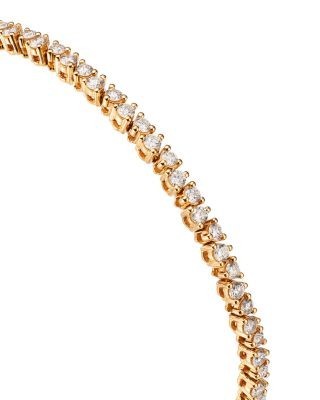 Bloomingdale's Fine Collection Diamond Scatter Tennis Bracelet in 14K Yellow Gold, 2.50 tcw