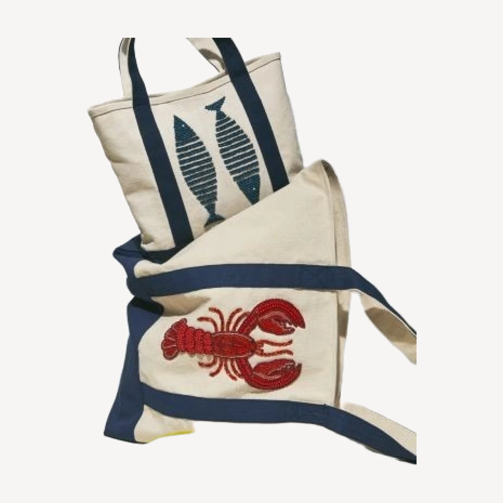 Aqua Mini Canvas Tote