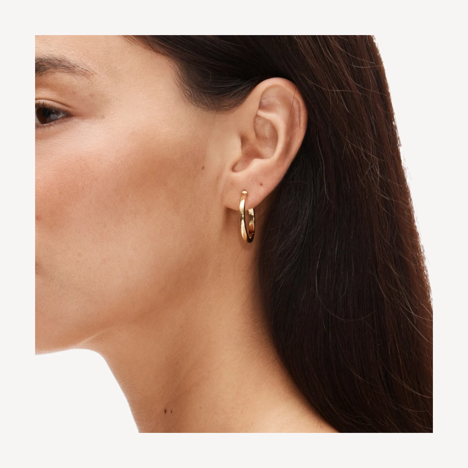 Small hoop earrings set-of-three