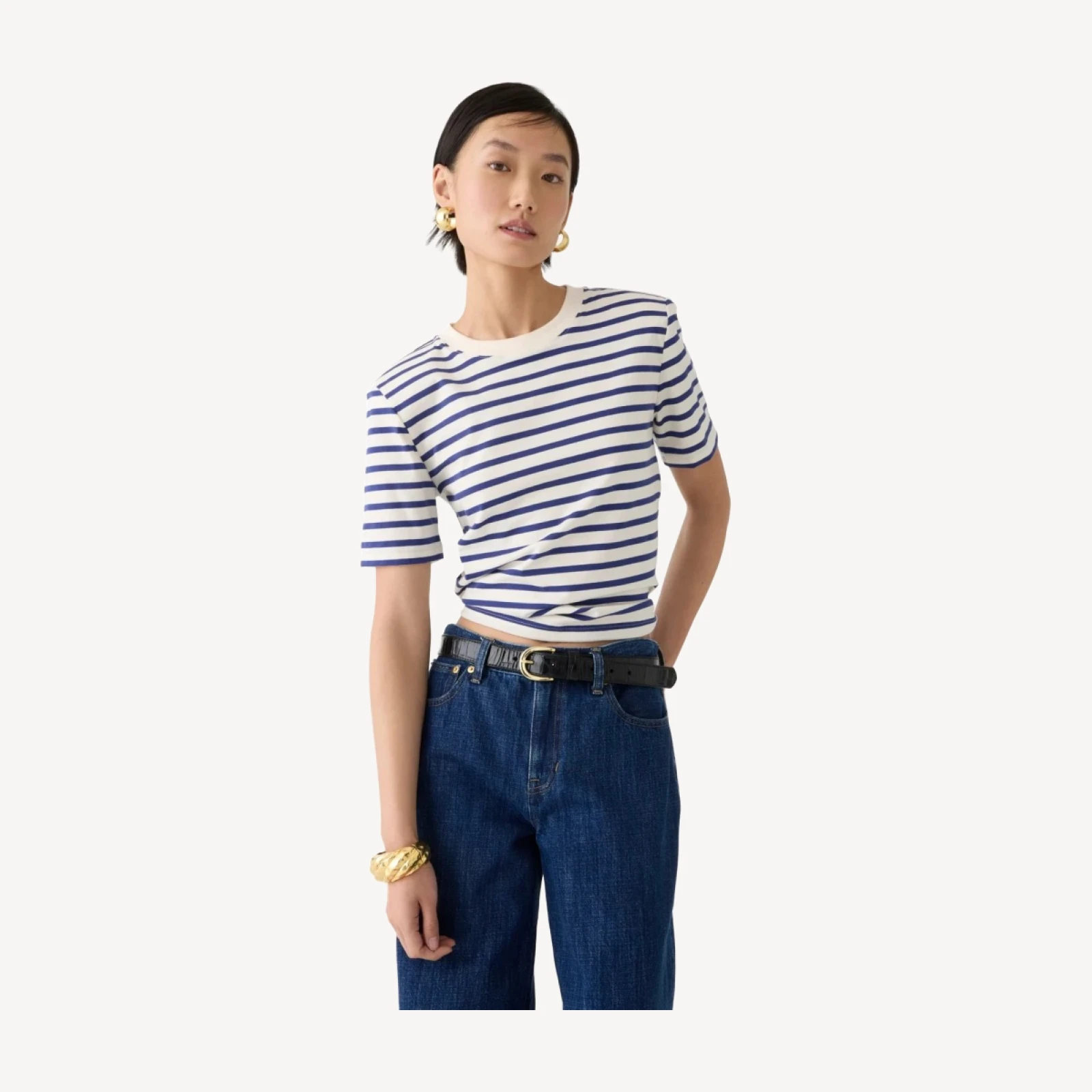 Saint James® X J.Crew structured T-shirt
