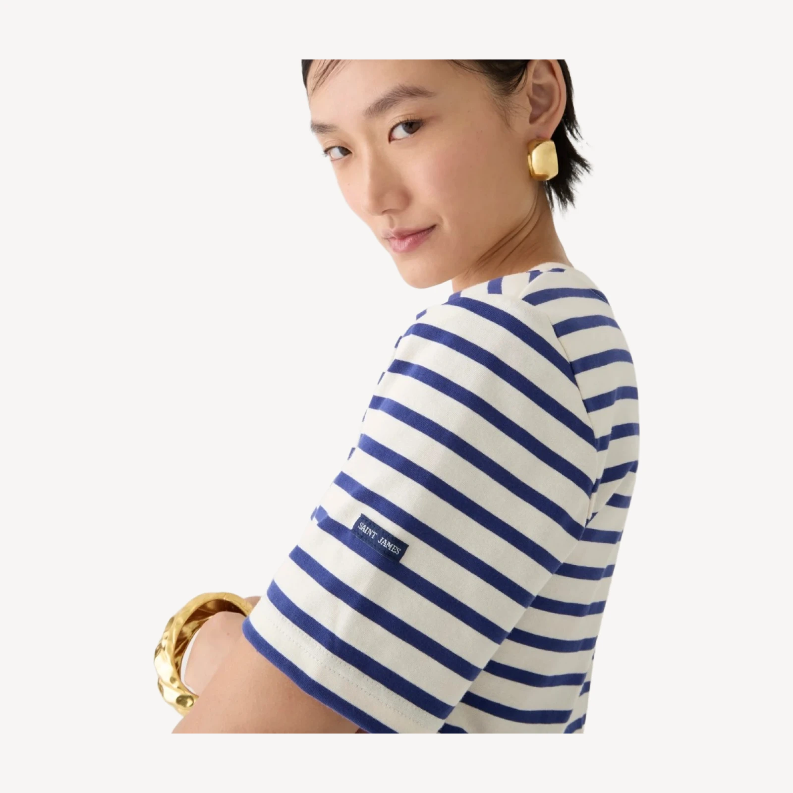 Saint James® X J.Crew structured T-shirt