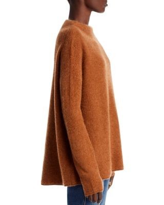 C by Bloomingdale's Cashmere Mock Neck Brushed Cashmere Sweater - Exclusive