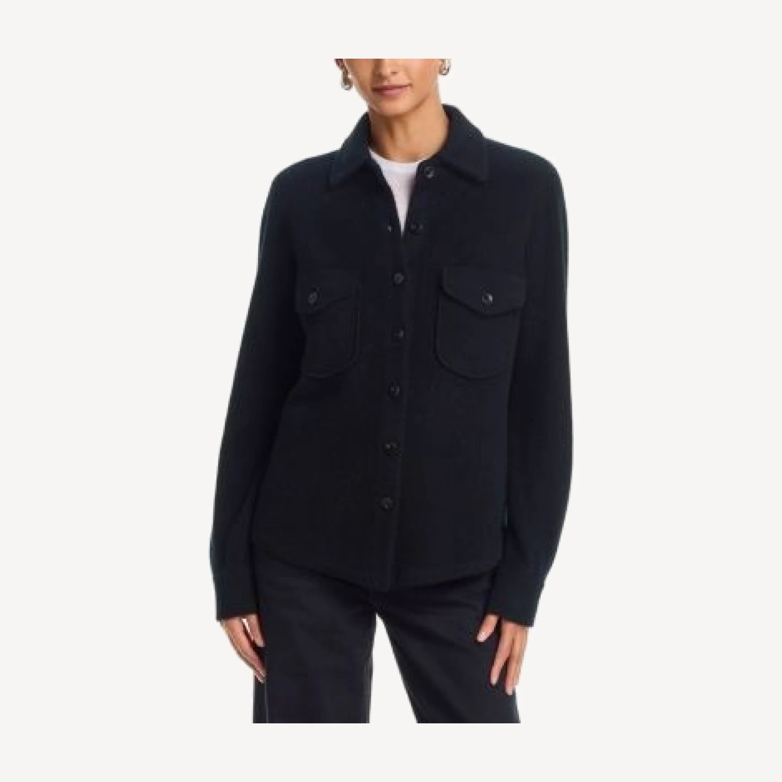Aqua 100% Cashmere Button Down - Exclusive