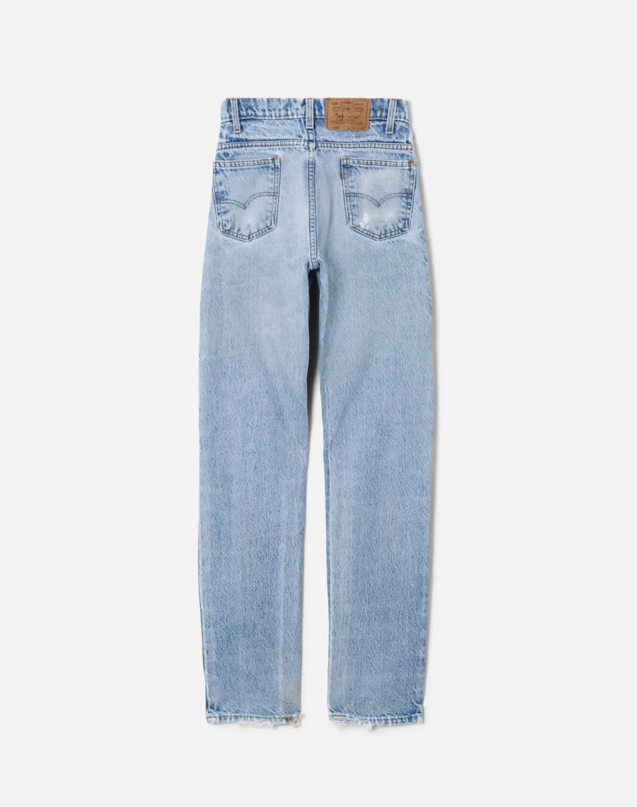 70s Orange Tab Distressed Levi's 505 -# 9