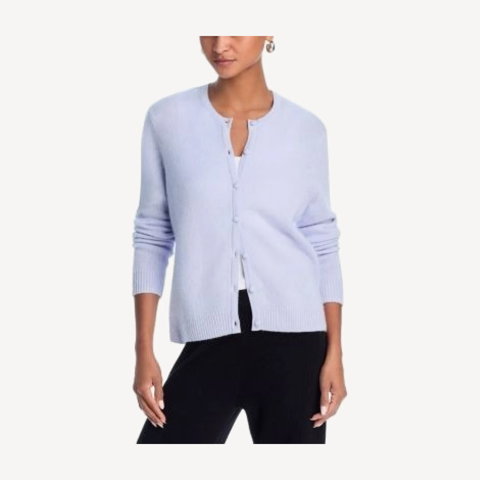 C by Bloomingdale's Cashmere Crewneck Cardigan Sweater - Exclusive