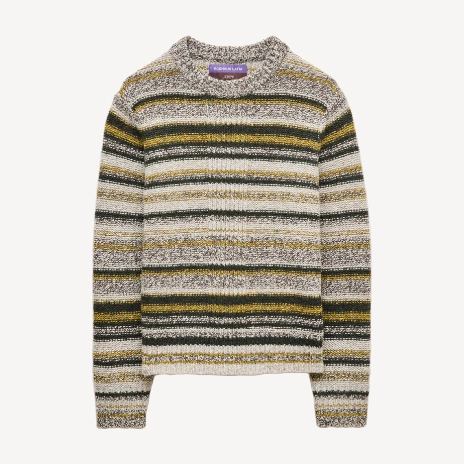 Eckhaus Latta x J.Crew striped sweater in wool blend