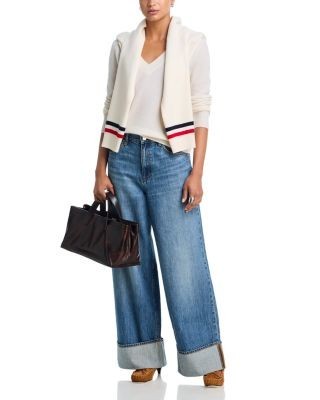 Aqua 100% Cashmere V Neck Sweater - Exclusive