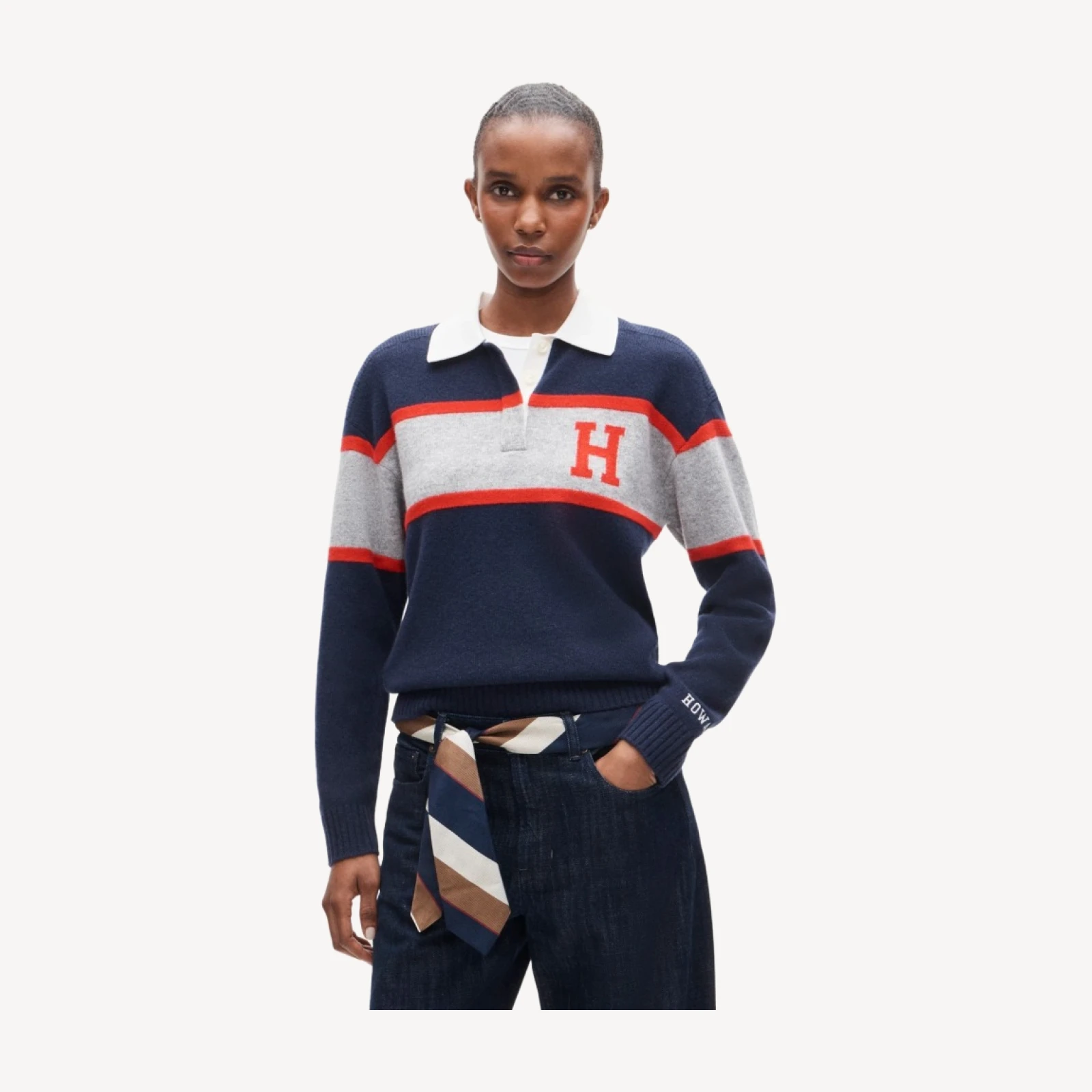 '47 x J.Crew vintage wool Howard University rugby