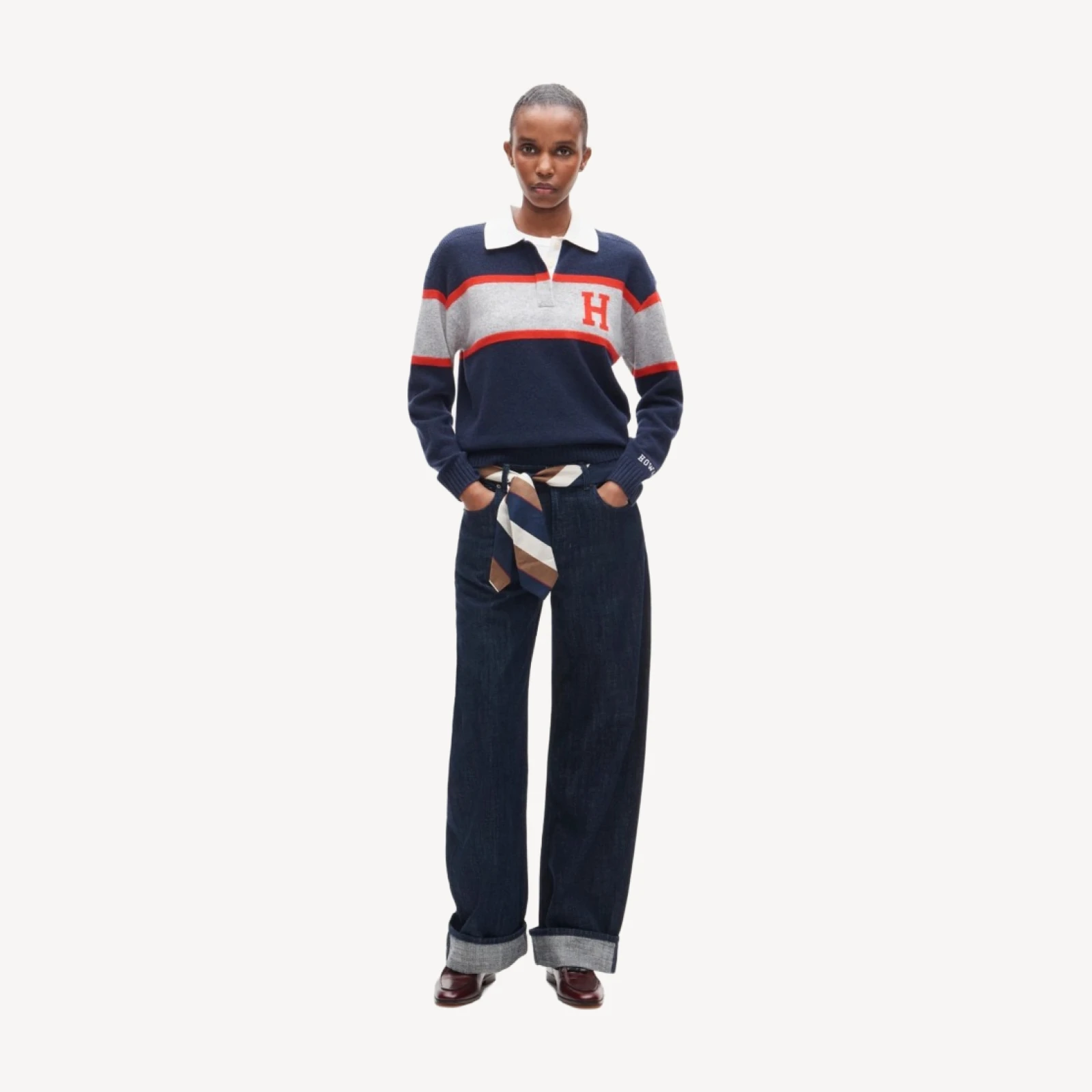 '47 x J.Crew vintage wool Howard University rugby