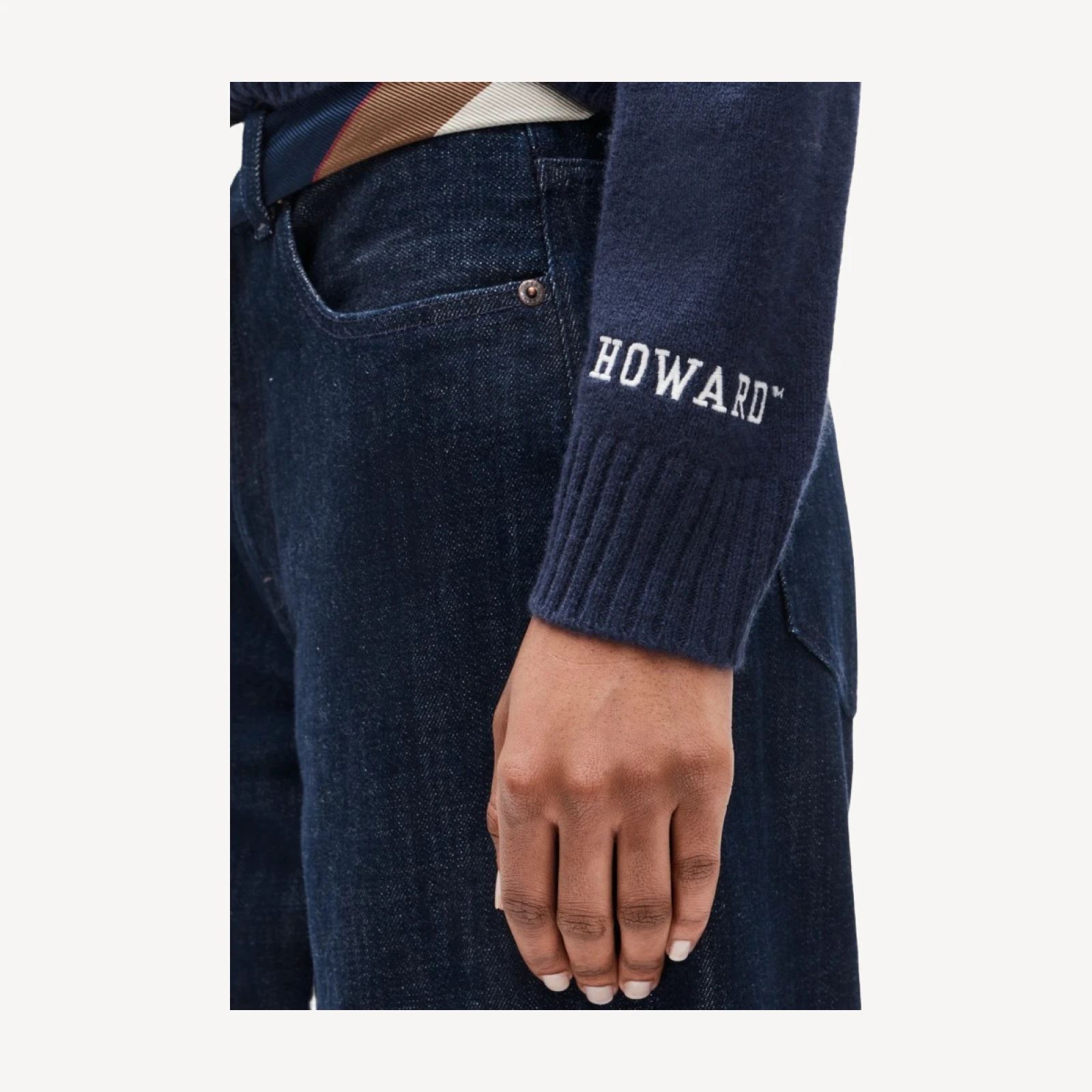 '47 x J.Crew vintage wool Howard University rugby