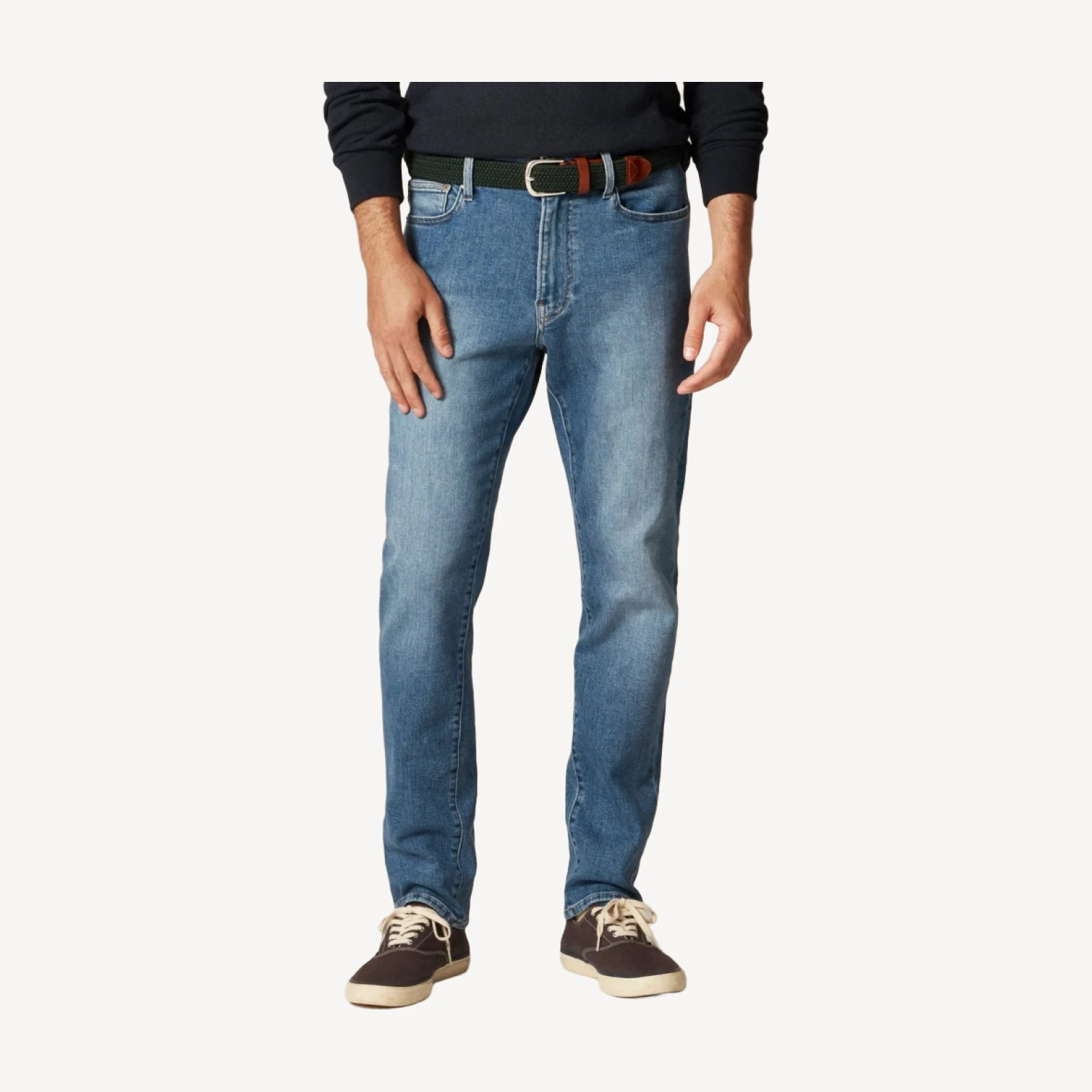 1040 Athletic Tapered-fit stretch jean in medium wash