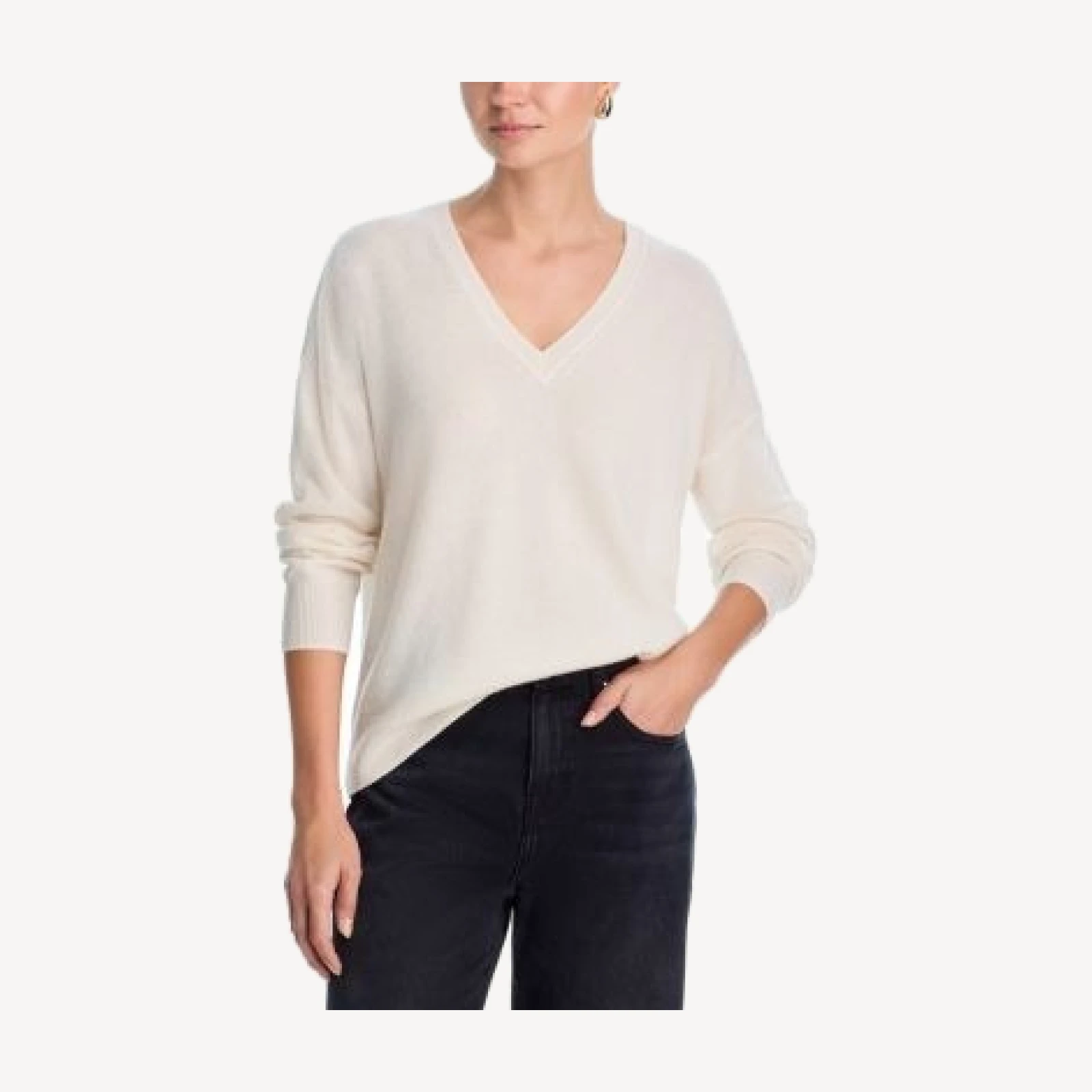 C by Bloomingdale's Cashmere 100% Cashmere V Neck Sweater - Exclusive