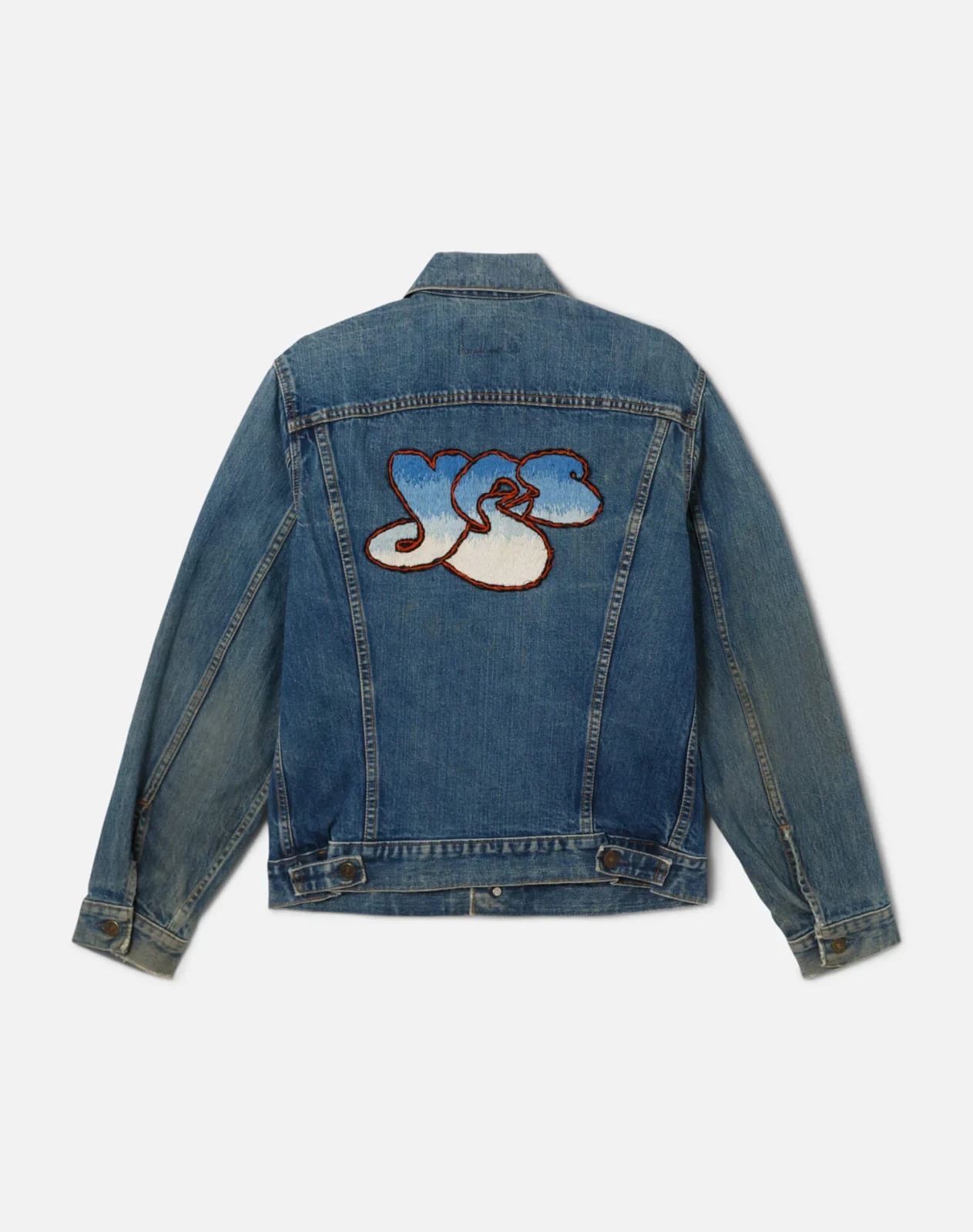 70s Yes Big E Embroidered Levi's Jacket