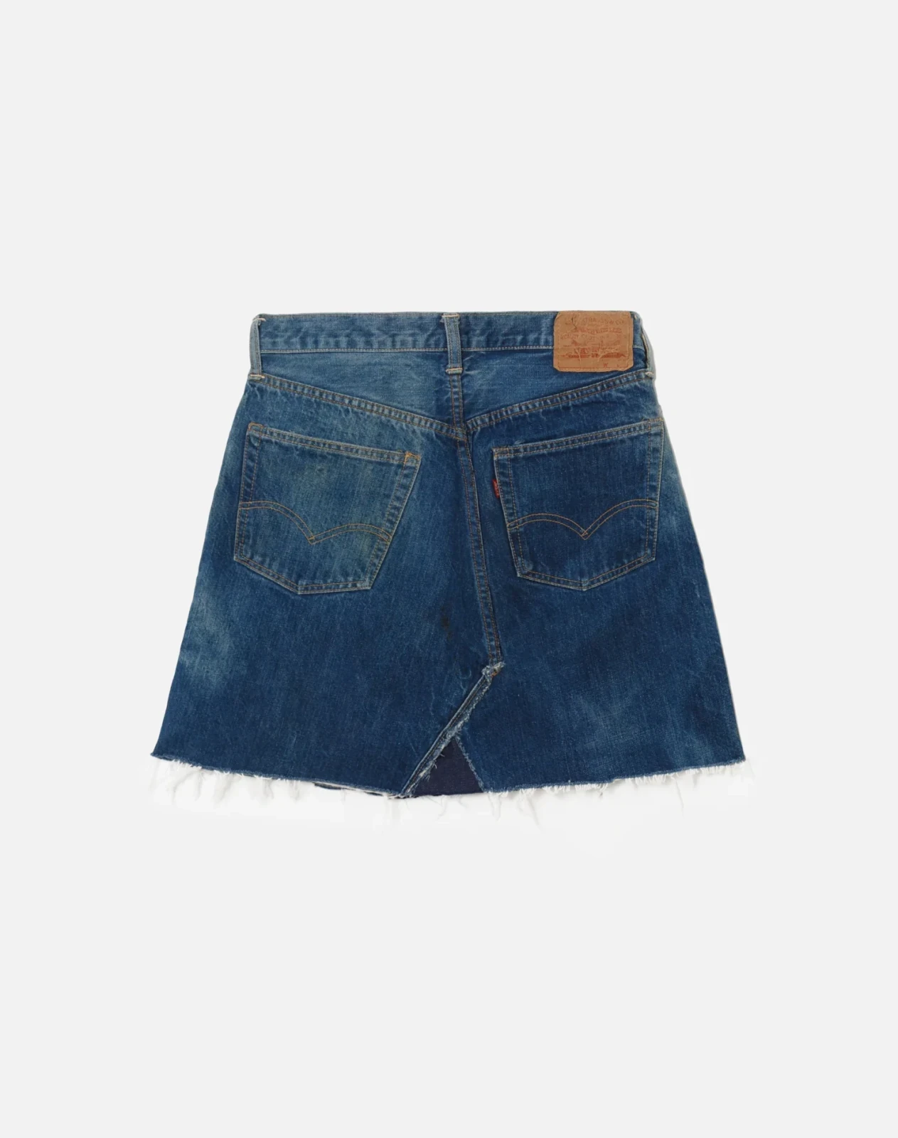 60s Big E Single Stitch Selvedge Cut Off Mini Skirt Levi's