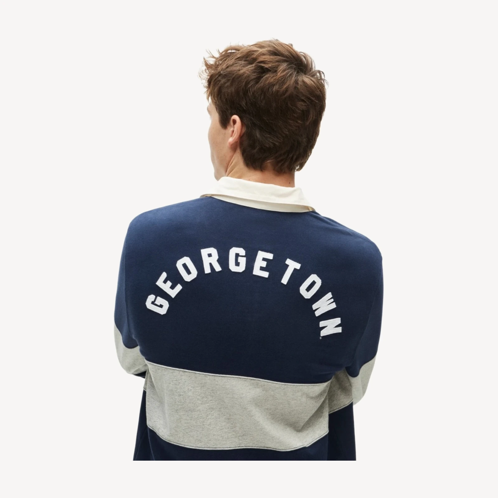 '47 x J.Crew Georgetown rugby shirt