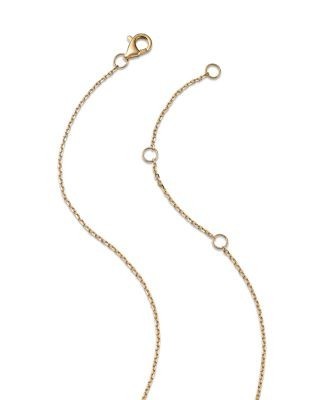 Bloomingdale's Fine Collection London Blue Topaz & Diamond Pendant Necklace in 14K Yellow Gold, 18