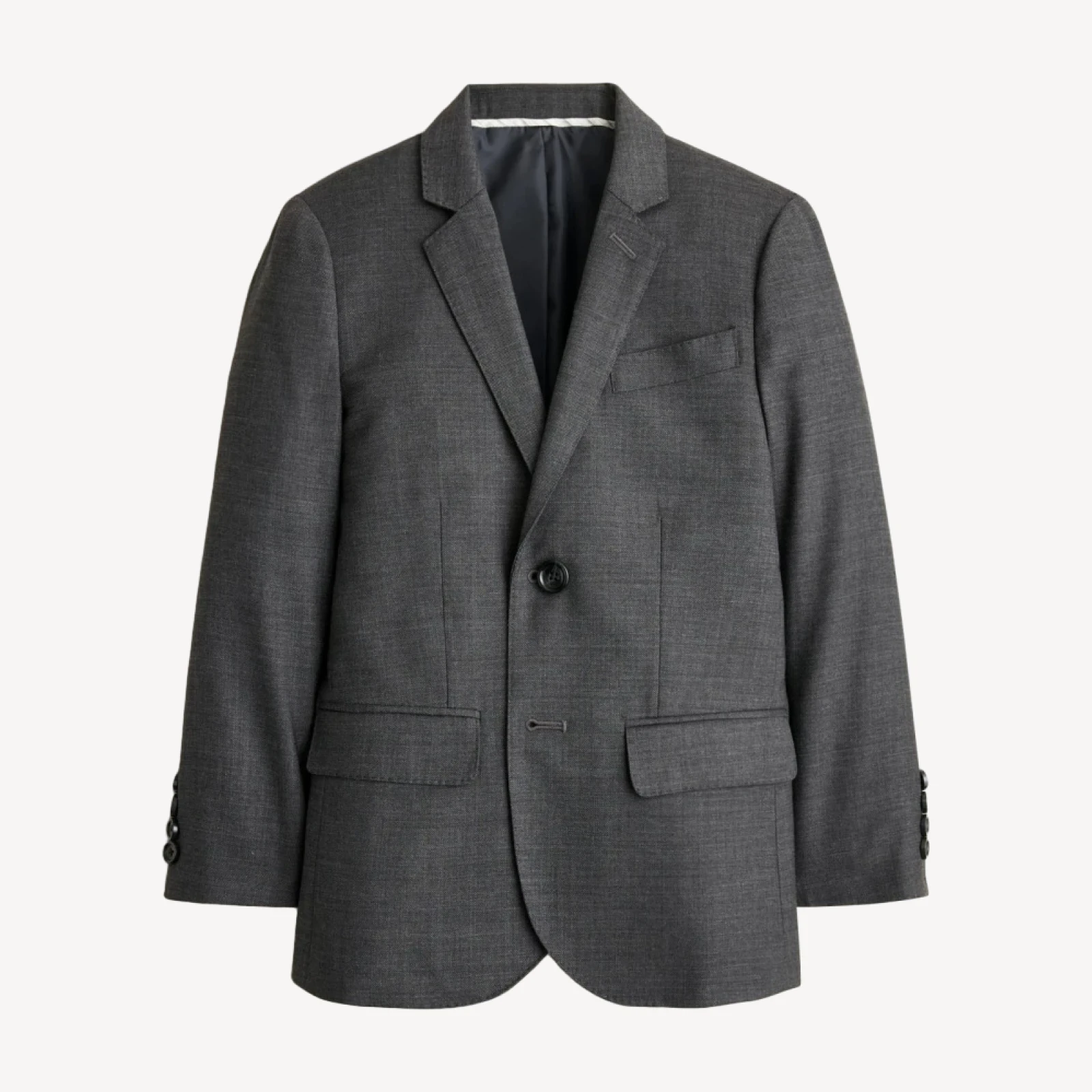 Boys' Ludlow suit jacket in stretch worsted wool blend