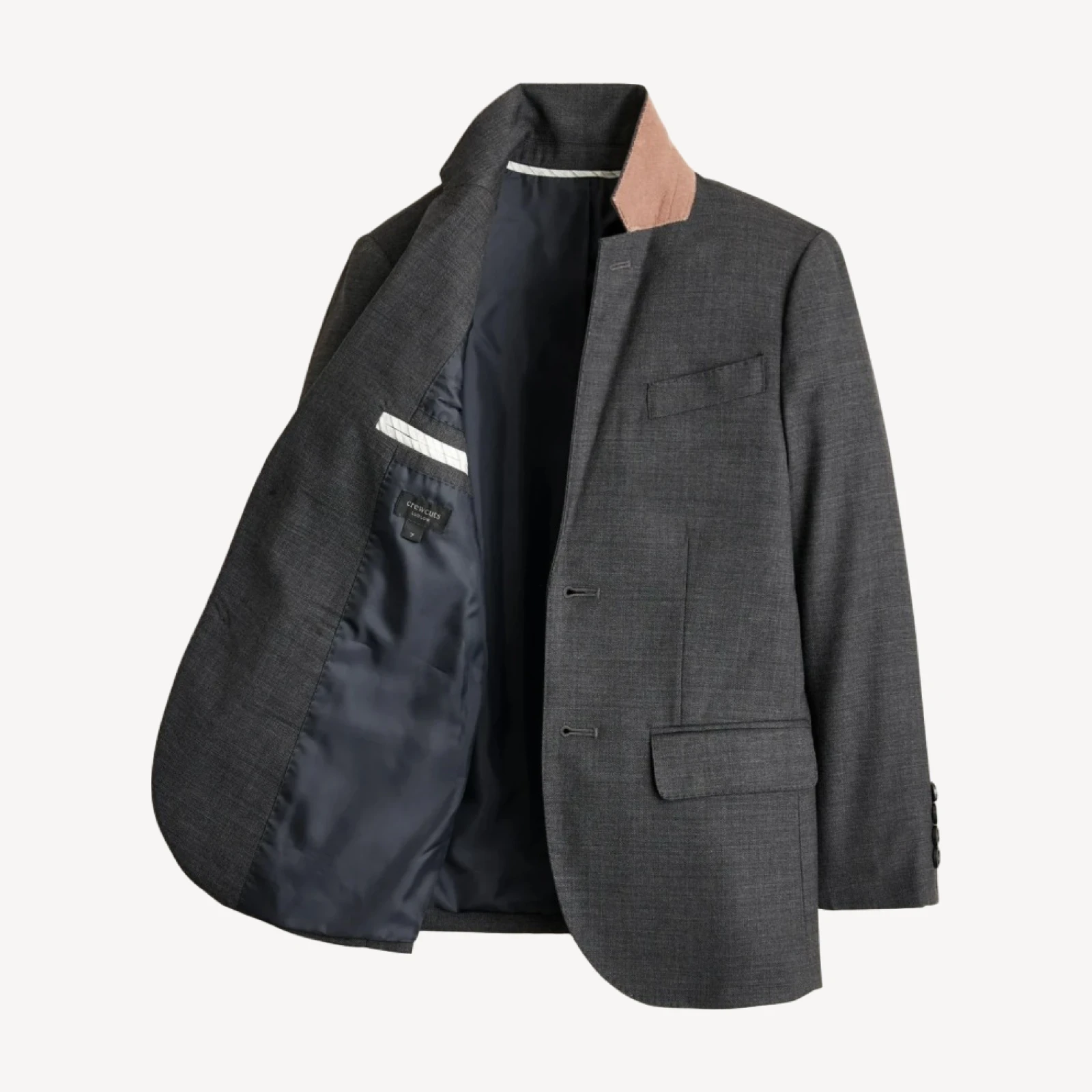 Boys' Ludlow suit jacket in stretch worsted wool blend