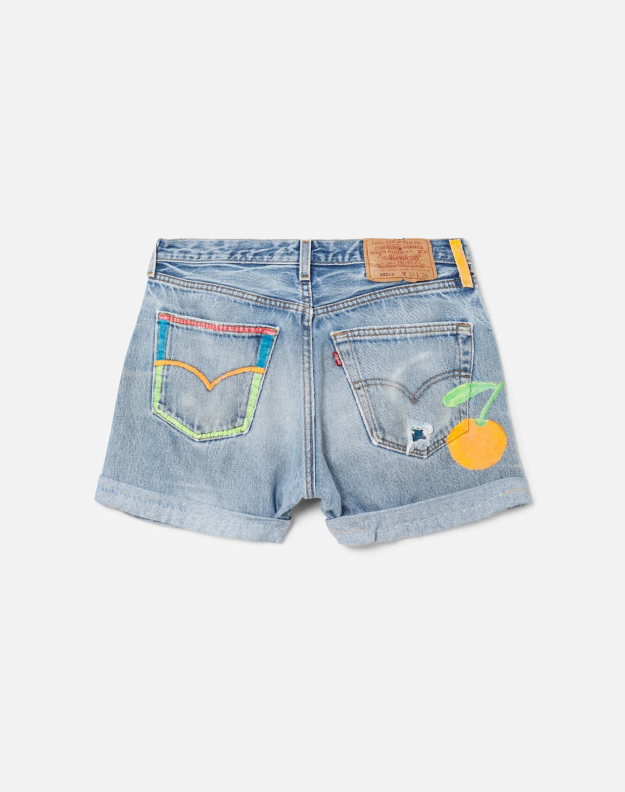 80s Hand Painted 501 Levi's Shorts -#27
