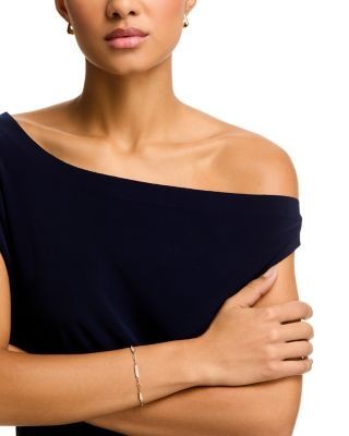 Bloomingdale's Fine Collection Diamond Station Bracelet in 14K Yellow Gold, 0.34 tcw