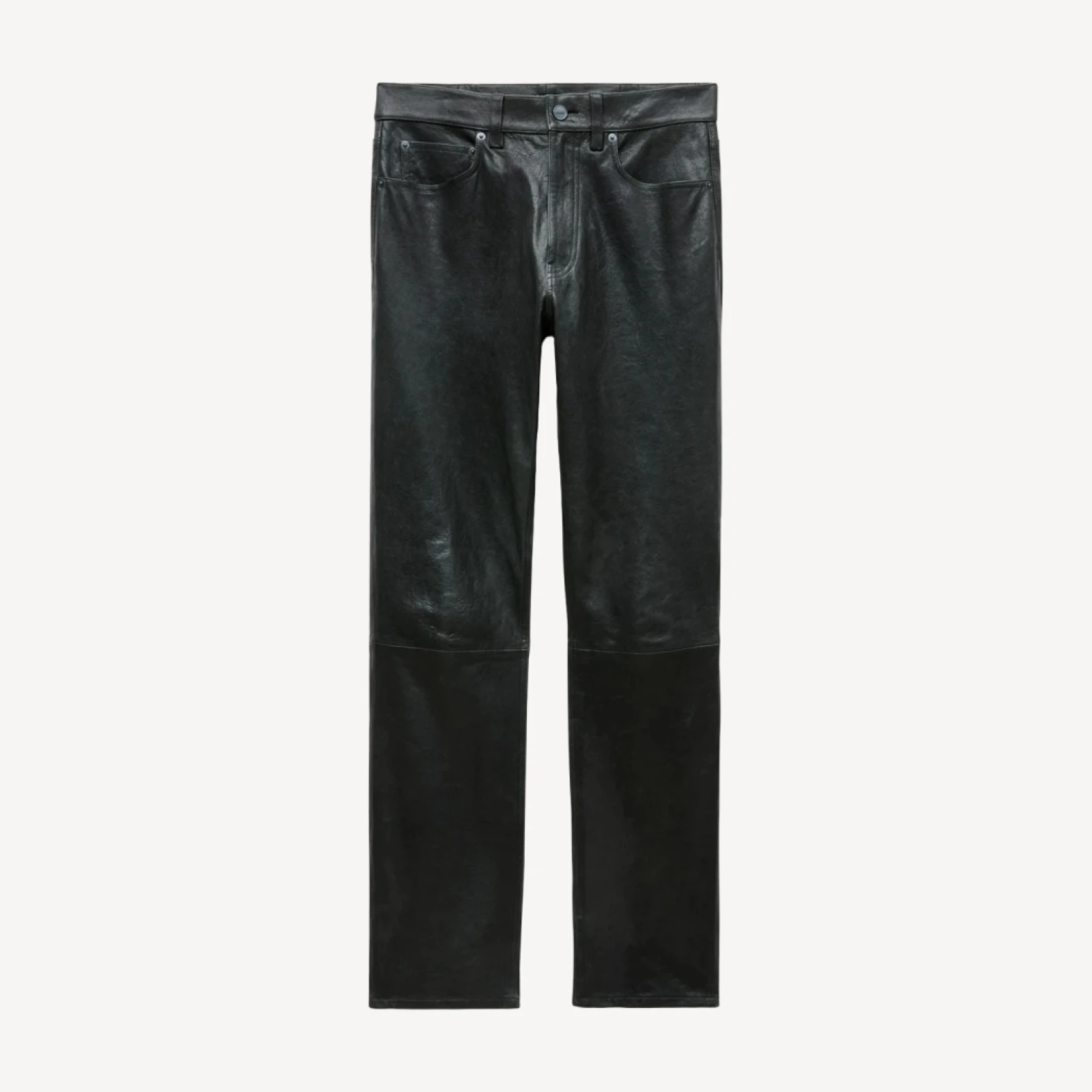 Jesse relaxed-straight pant in leather