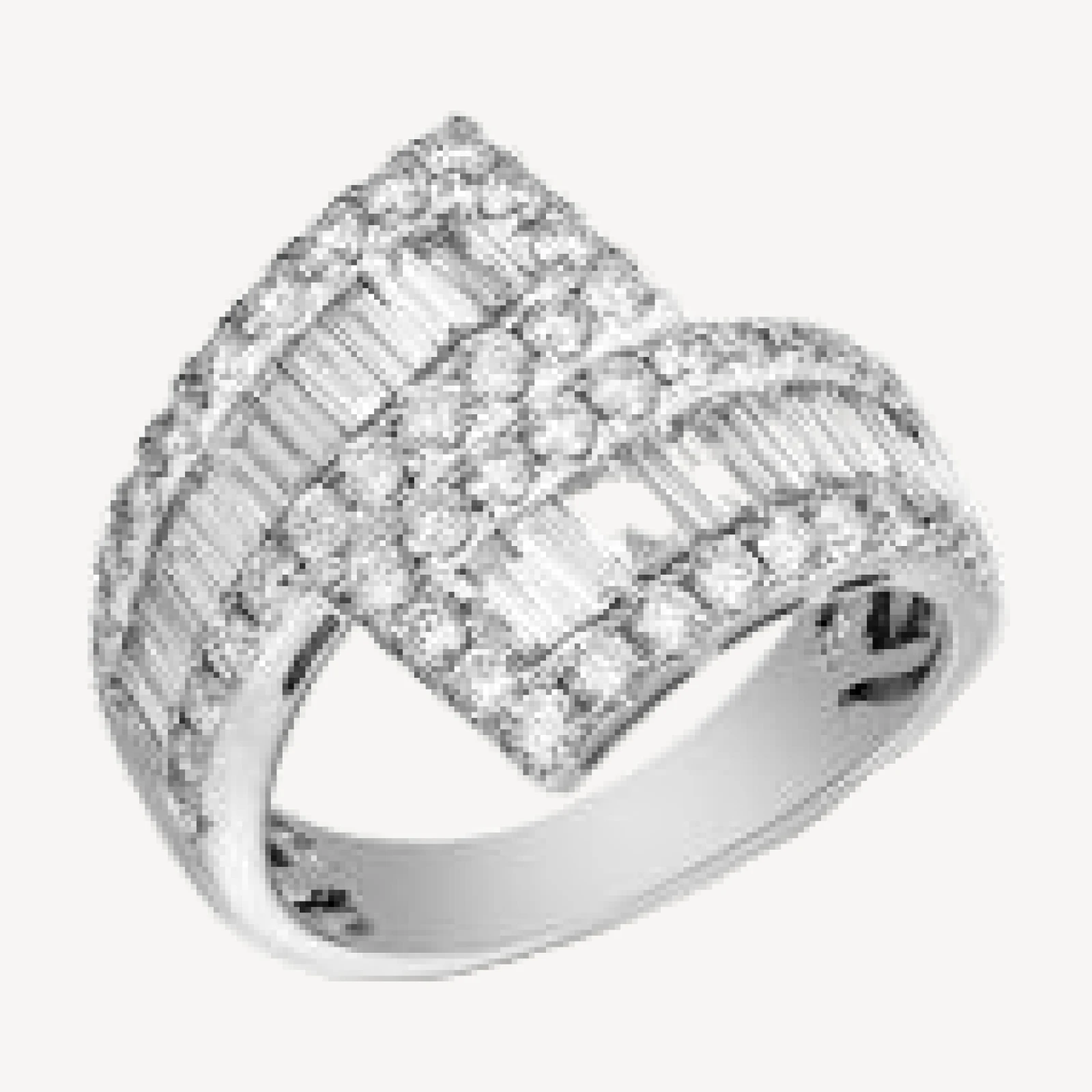 Bloomingdale's Fine Collection Diamond Bypass Ring in 14K White Gold, 2.1 tcw