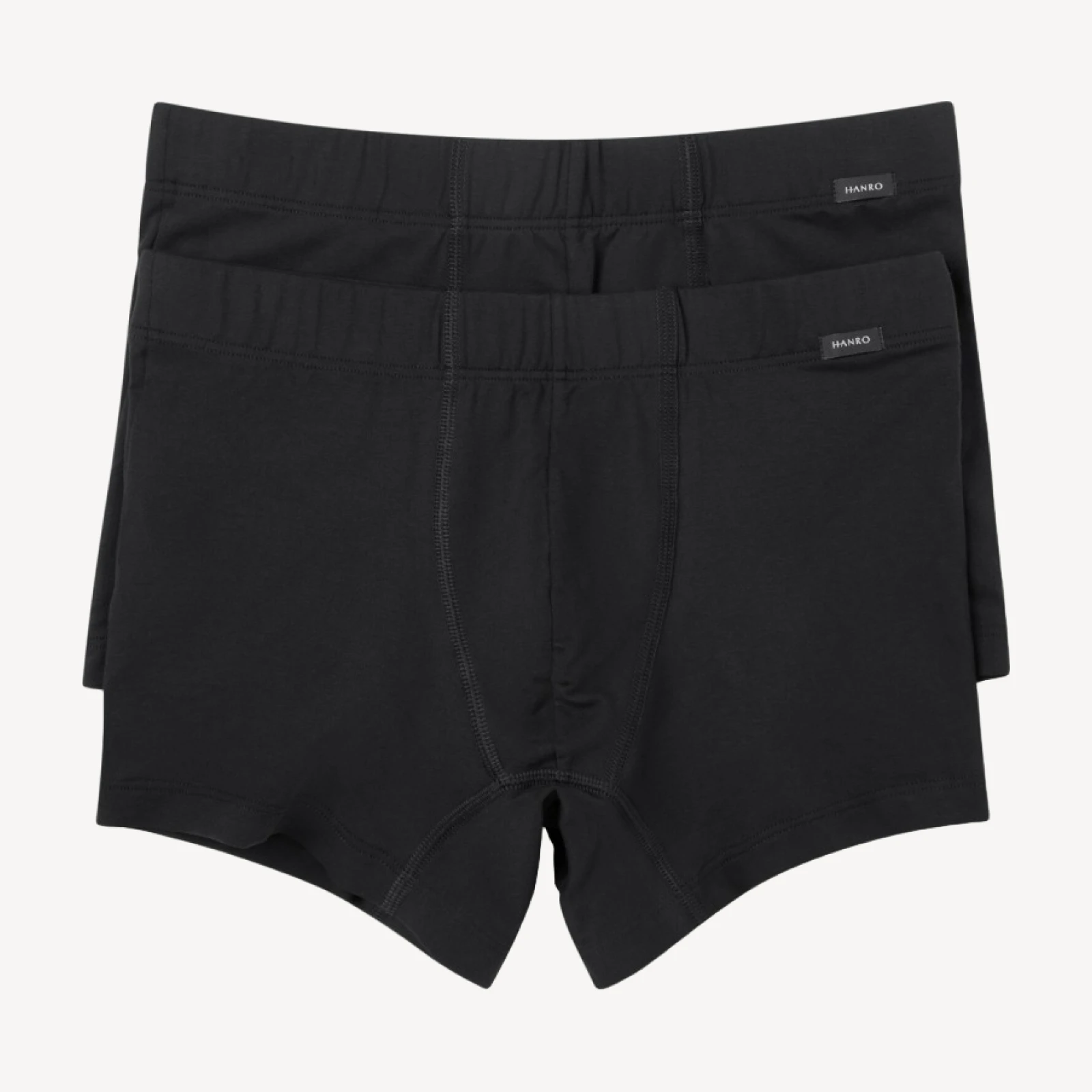 HANRO® cotton essentials boxer briefs two-pack