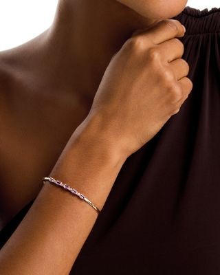 Bloomingdale's Fine Collection Pink Sapphire & Diamond Bracelet in 14K Yellow Gold