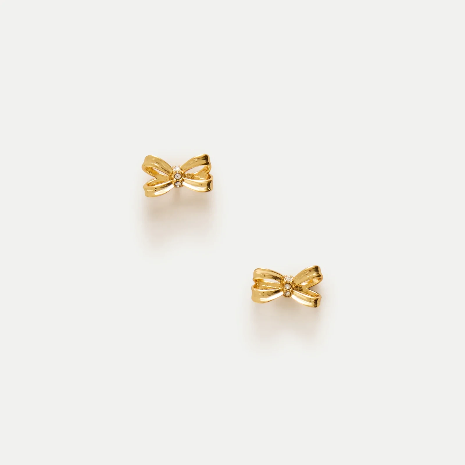 Bow stud earrings