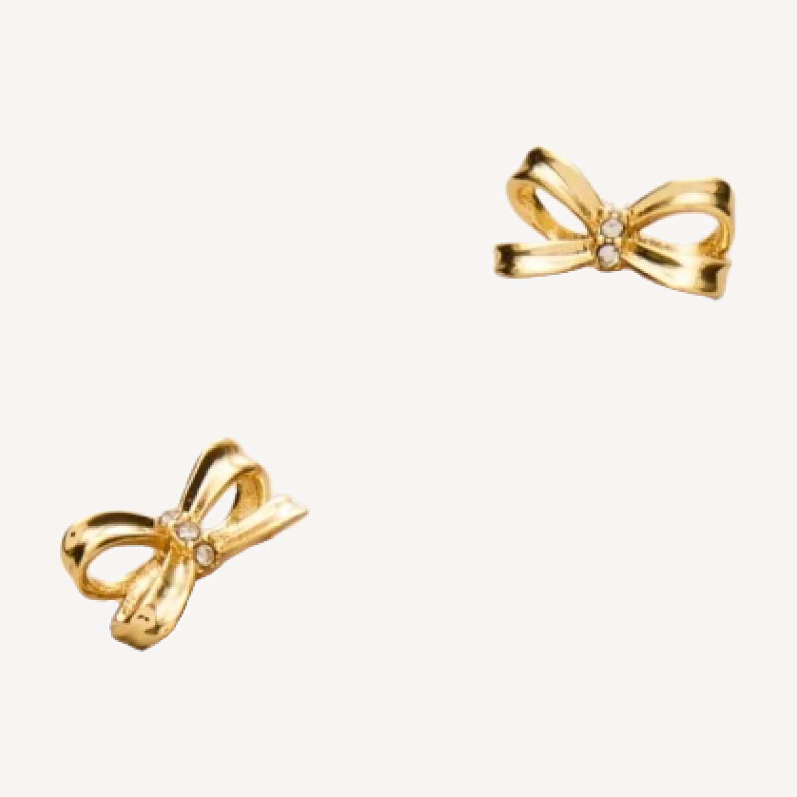 Bow stud earrings