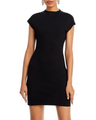 Aqua Ponte Knit Sheath Mini Dress - Exclusive