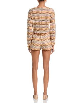 Aqua Crochet Knit Shorts - Exclusive