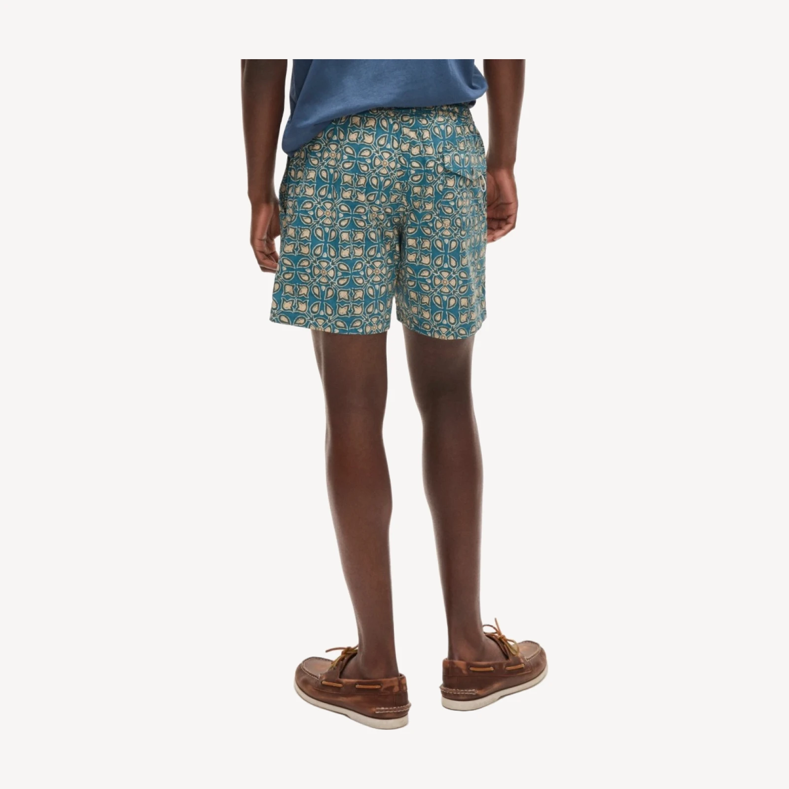 6" soft-lined stretch swim trunk