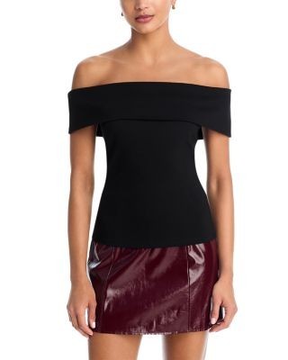Aqua Ponte Off-the-Shoulder Top - Exclusive