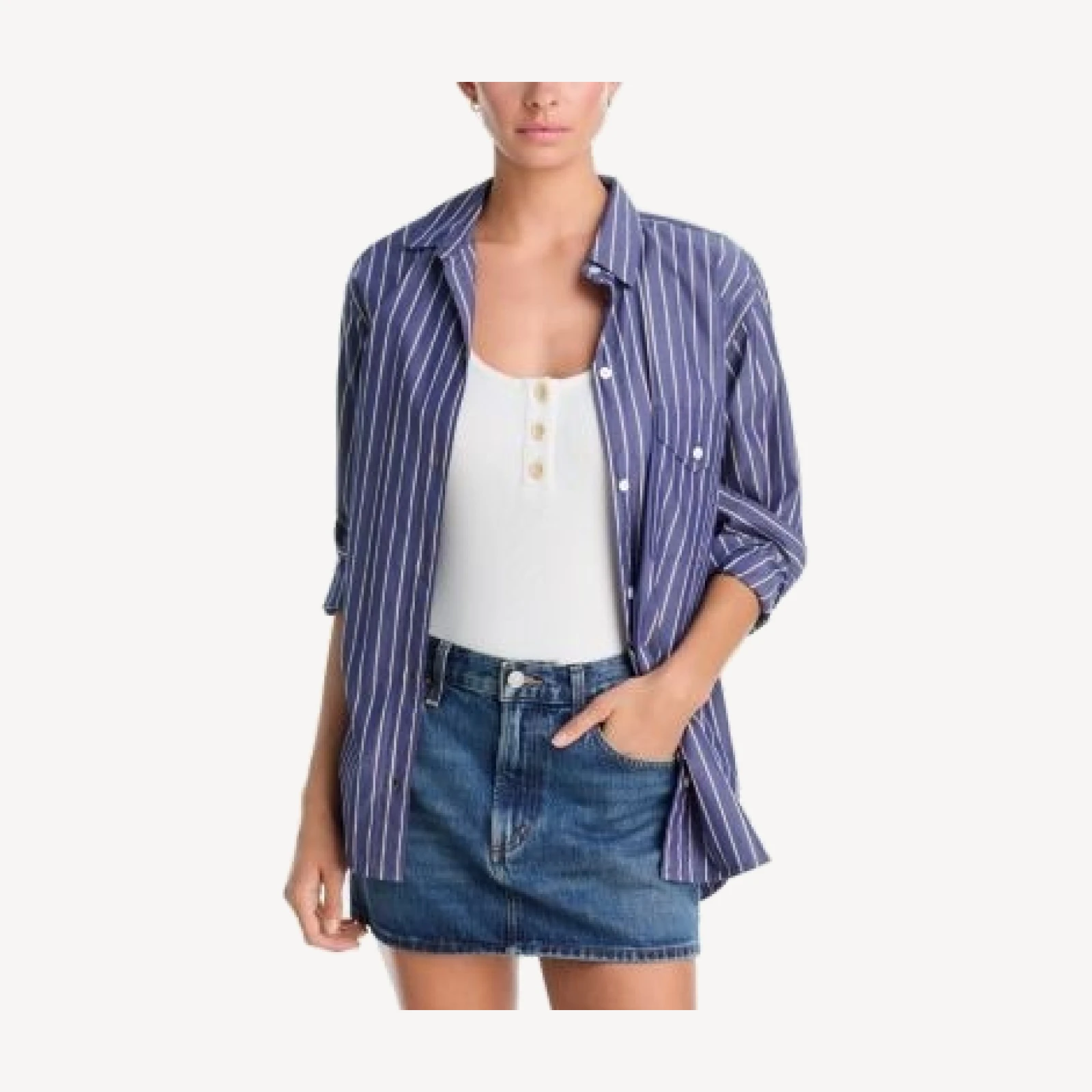 Aqua Ribbed Button Bodysuit - Exclusive