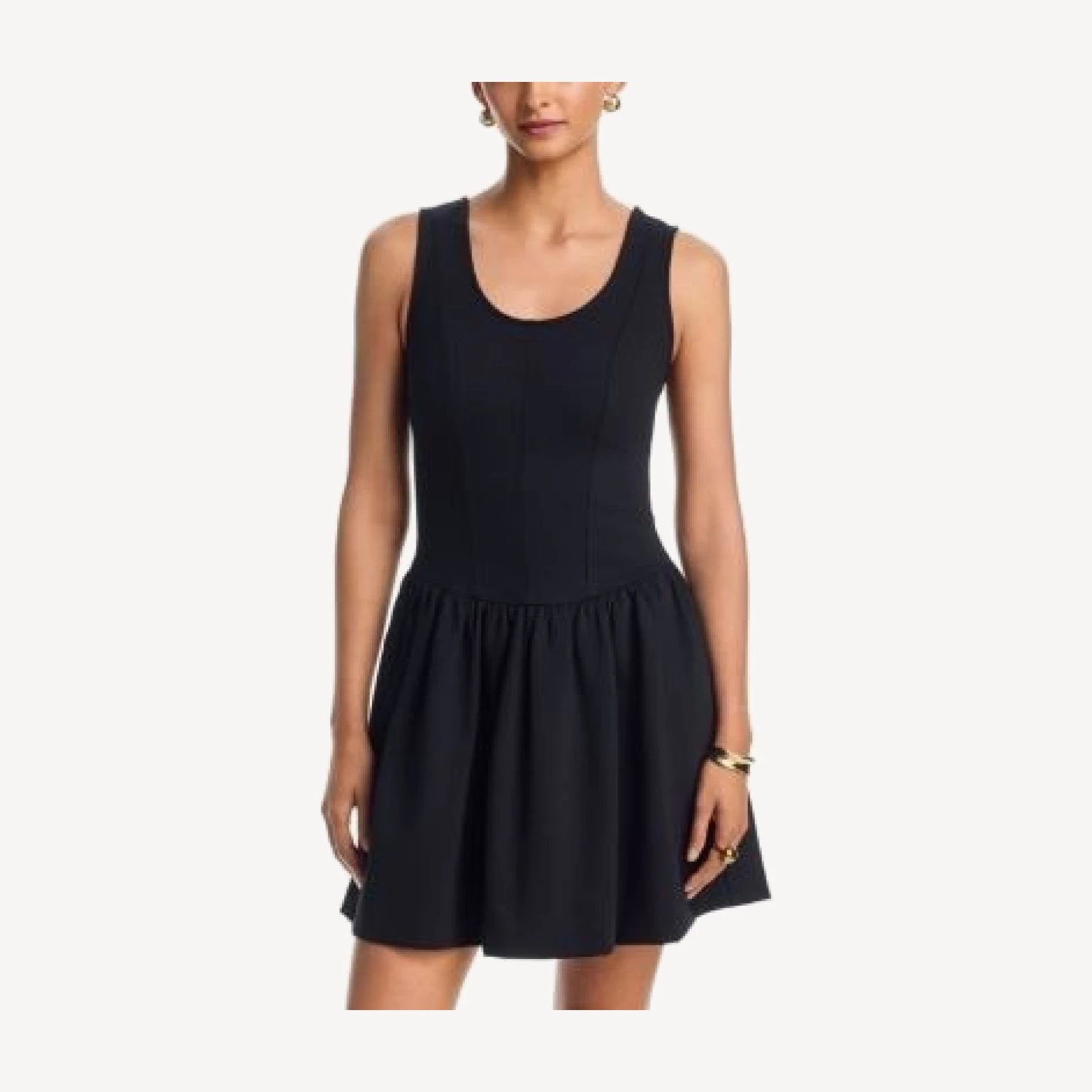 Aqua Ponte Knit Mini Dress - Exclusive