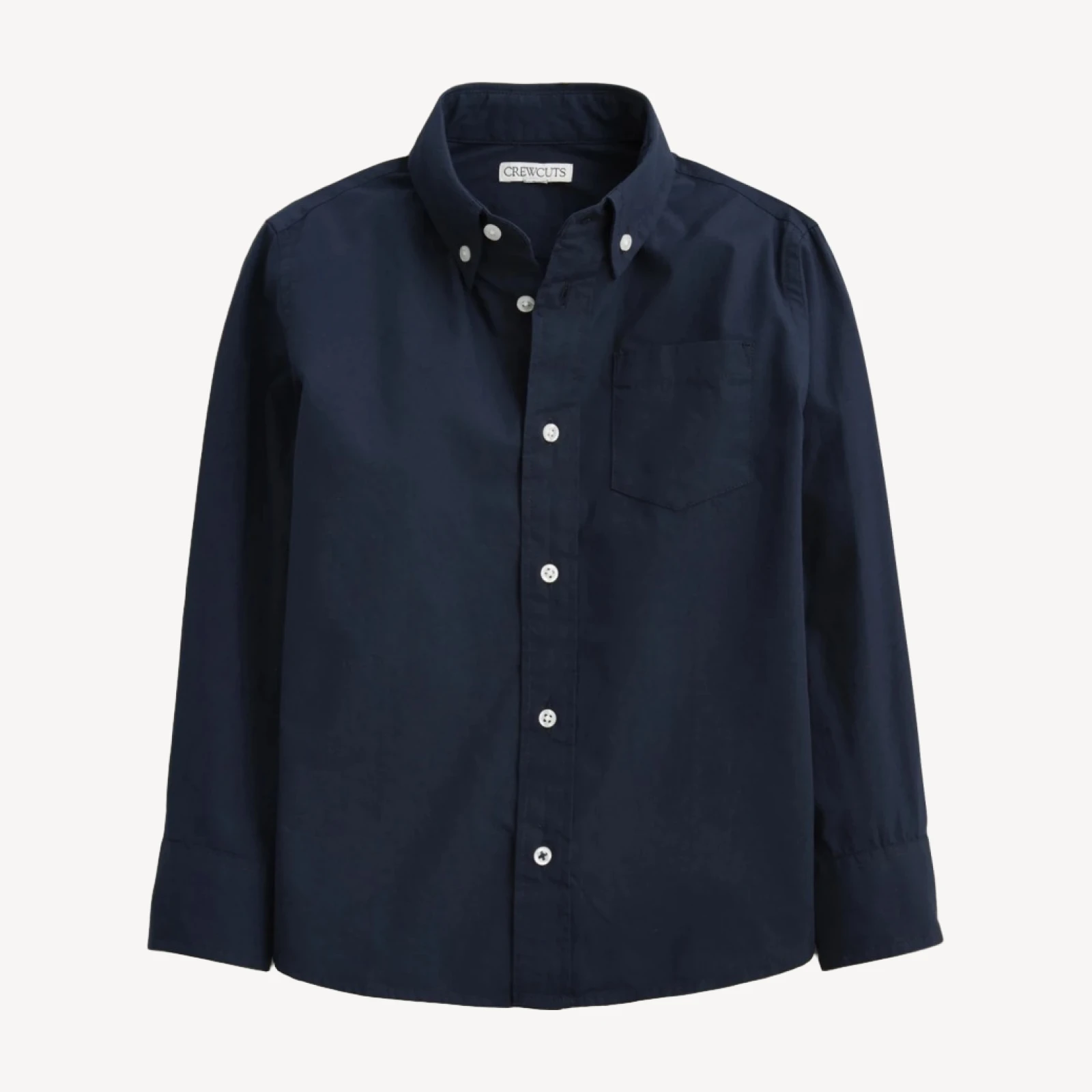 Kids' stretch poplin button-down