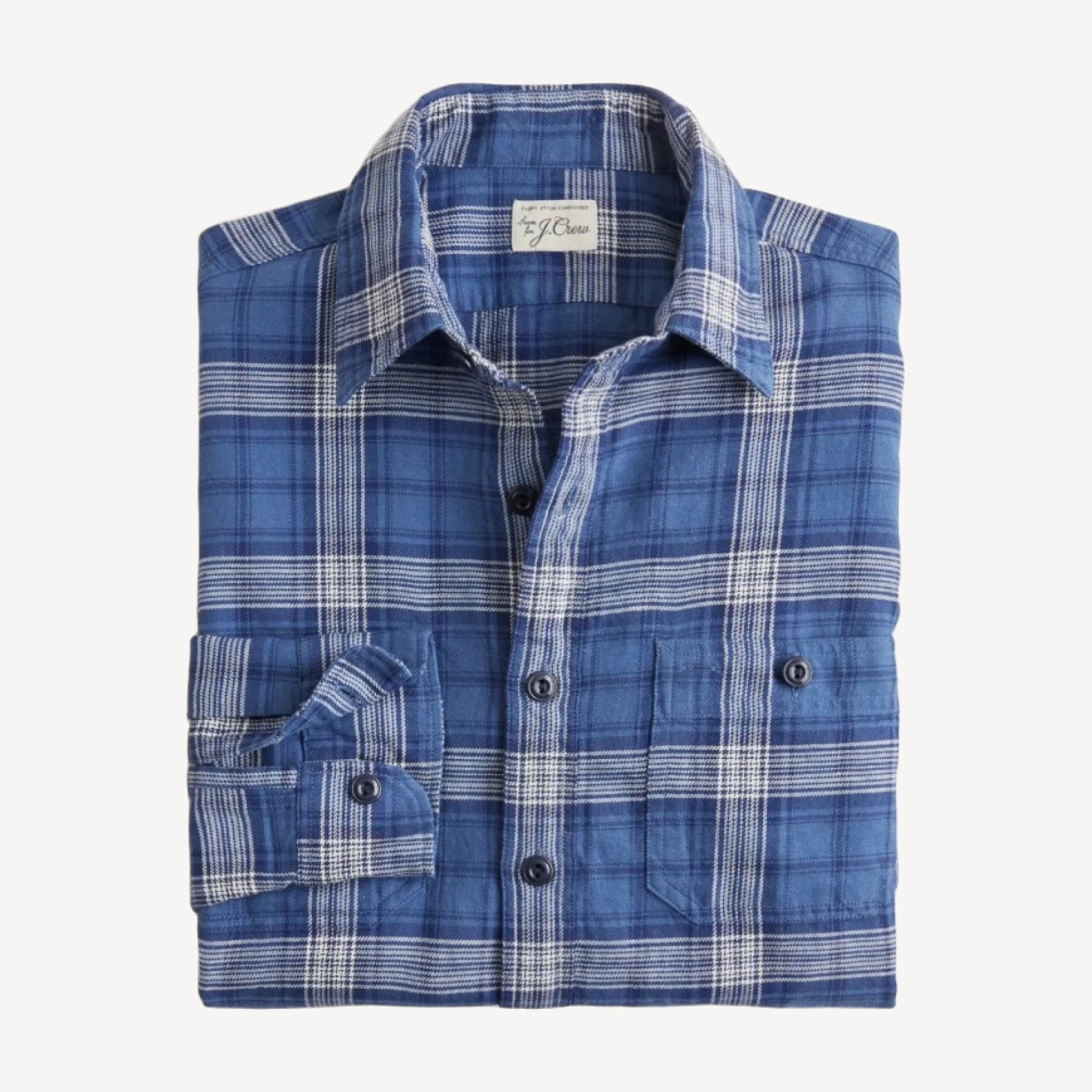 Cotton-hemp blend twill workshirt