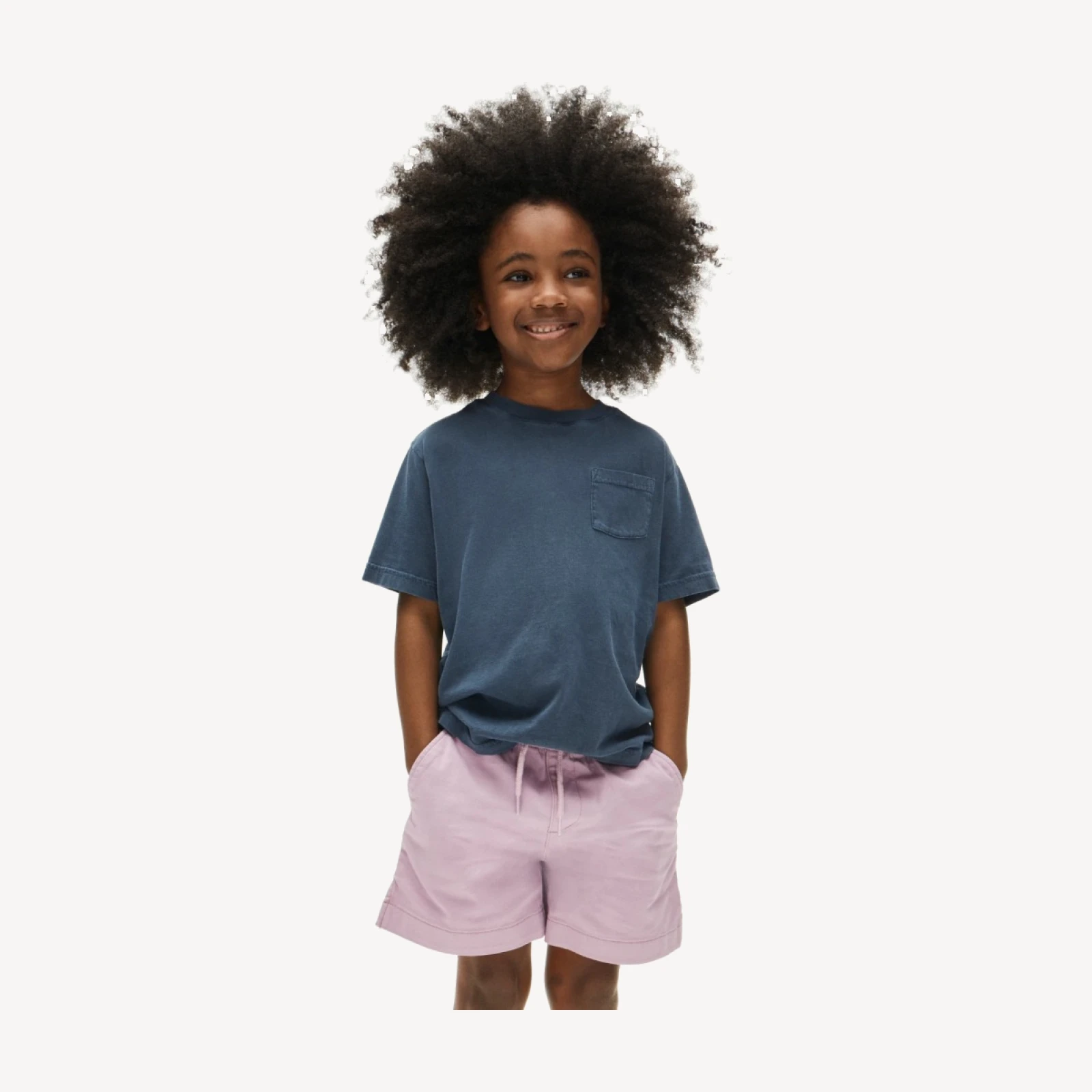 Kids' new garment-dyed pocket T-shirt