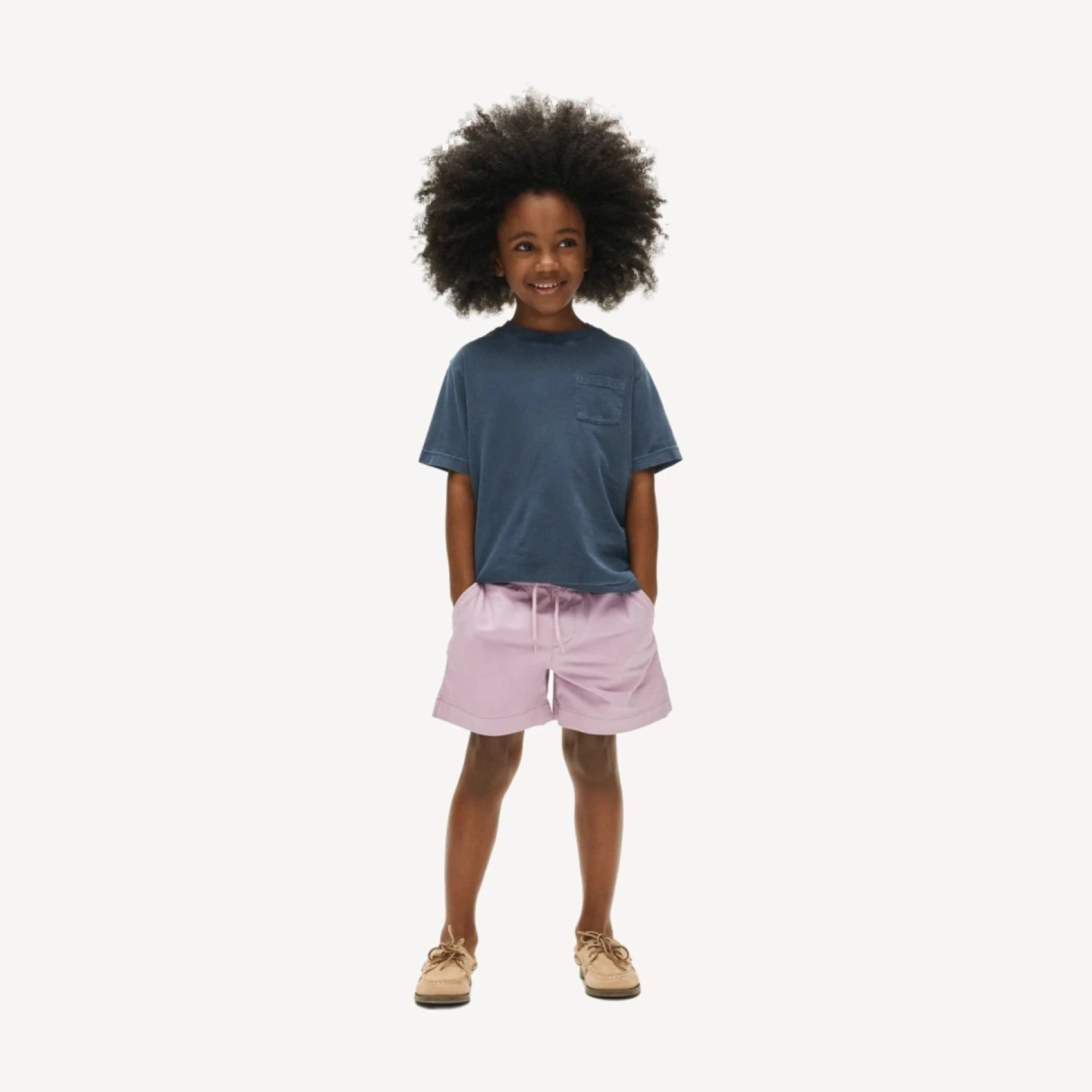 Kids' new garment-dyed pocket T-shirt