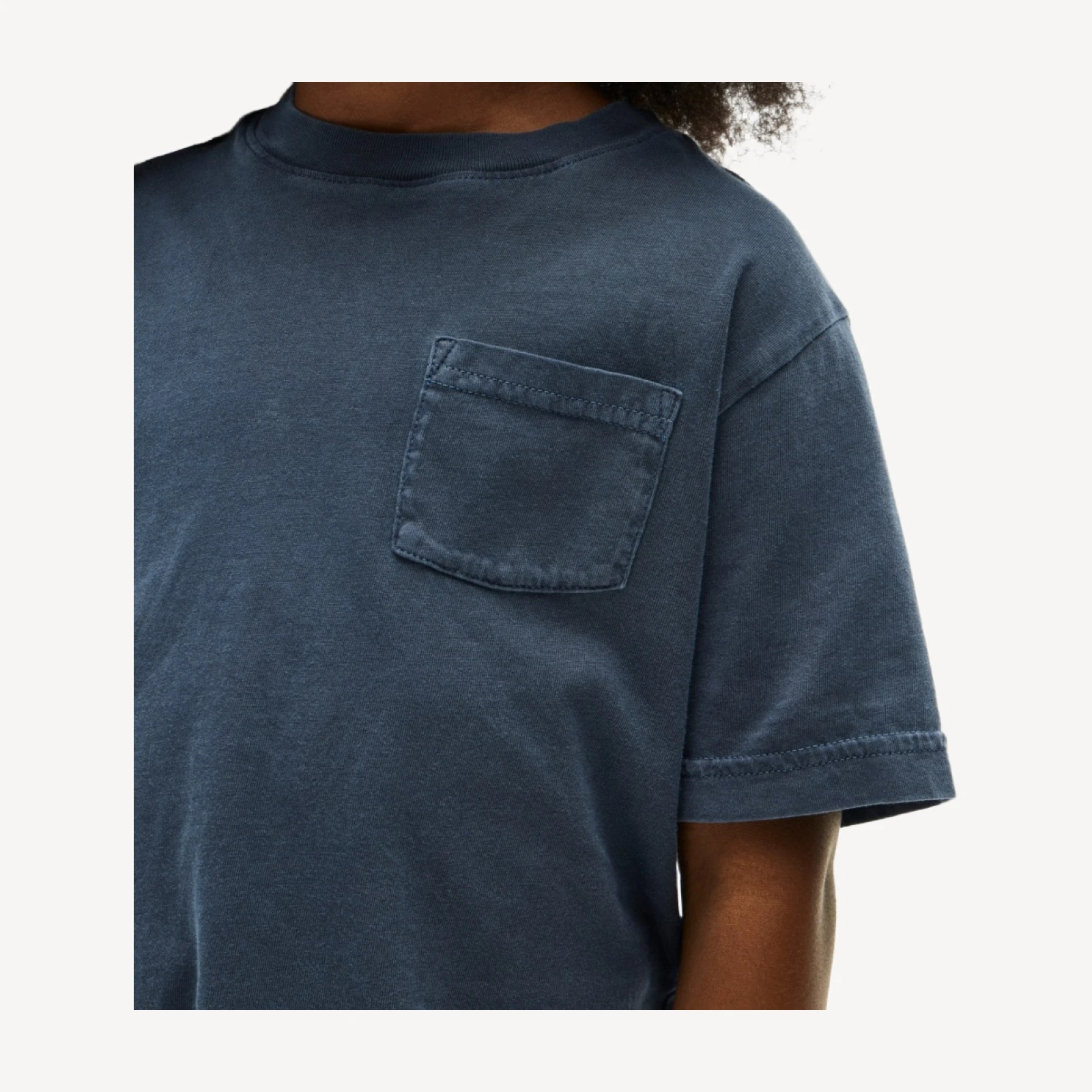 Kids' new garment-dyed pocket T-shirt