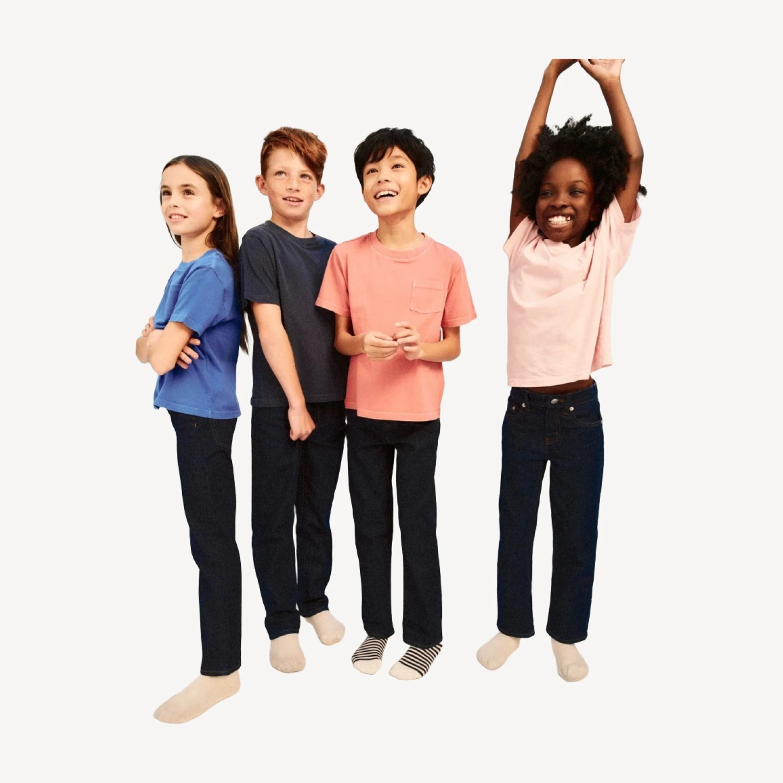 Kids' new garment-dyed pocket T-shirt