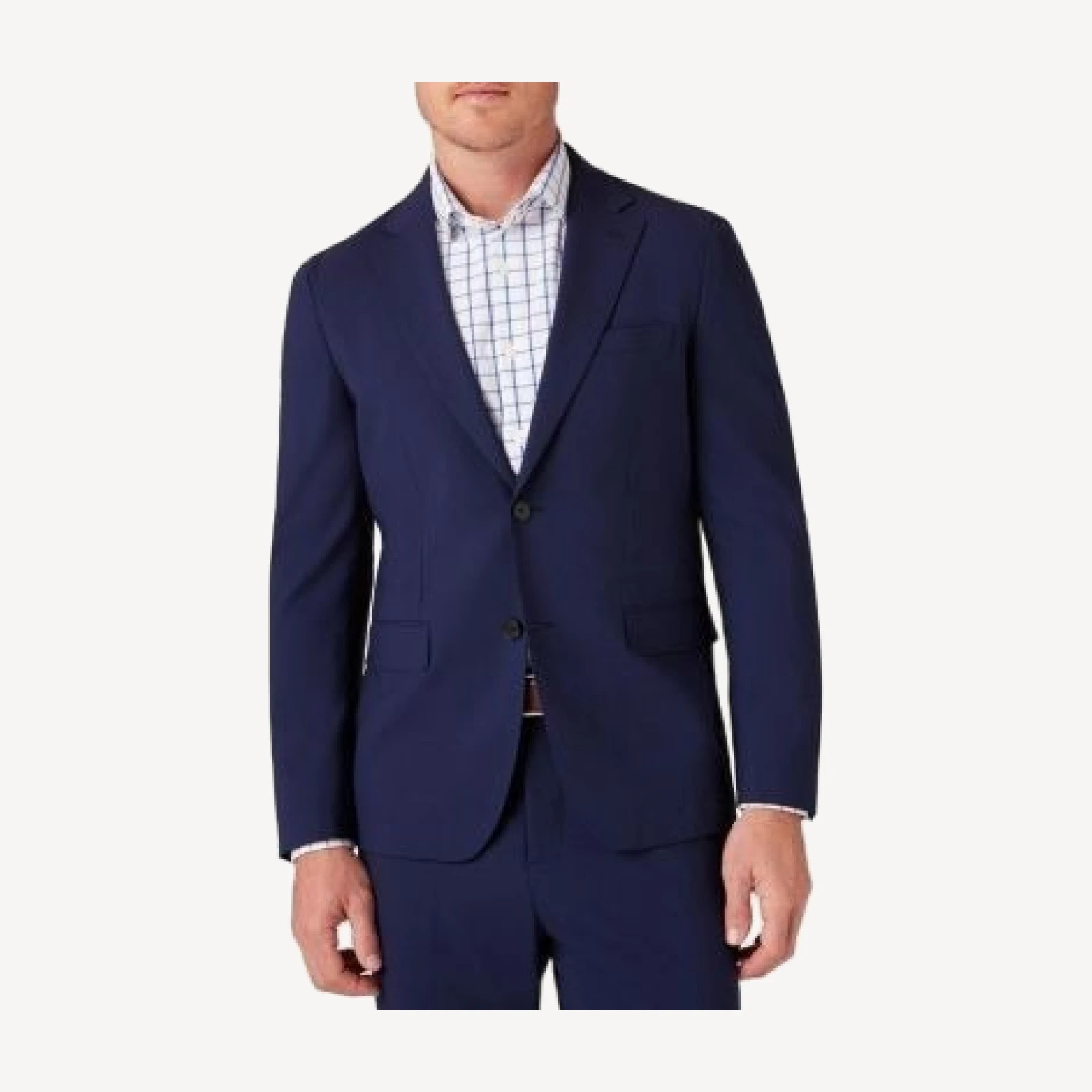 Mizzen+Main Fresco Suit Jacket Navy Solid