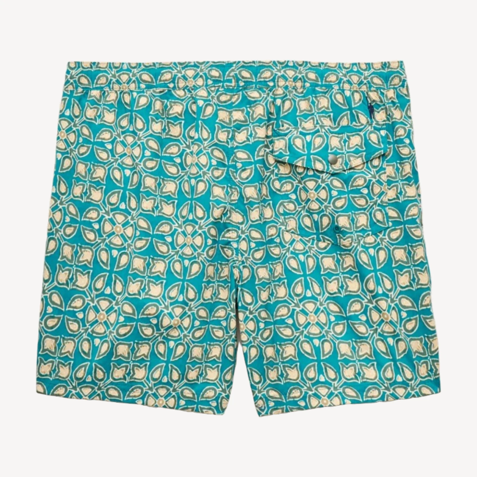 6" soft-lined stretch swim trunk