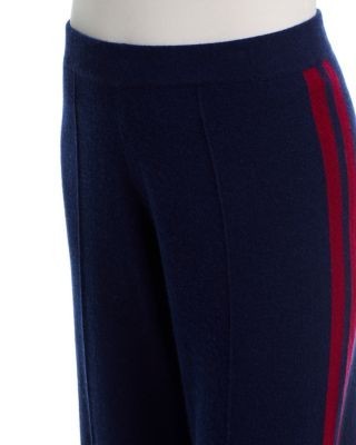 Aqua Cashmere Athletic Stripe Wide Leg Pants - Exclusive