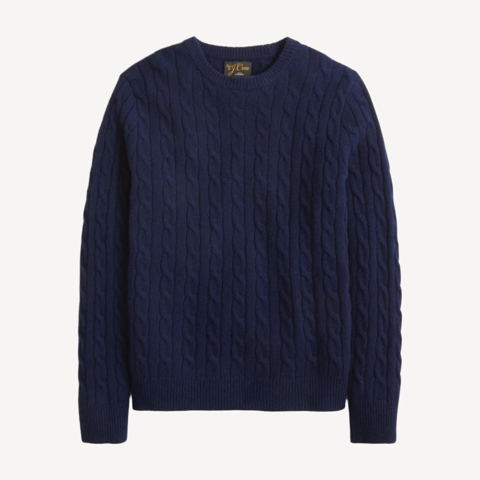 Cashmere cable-knit sweater