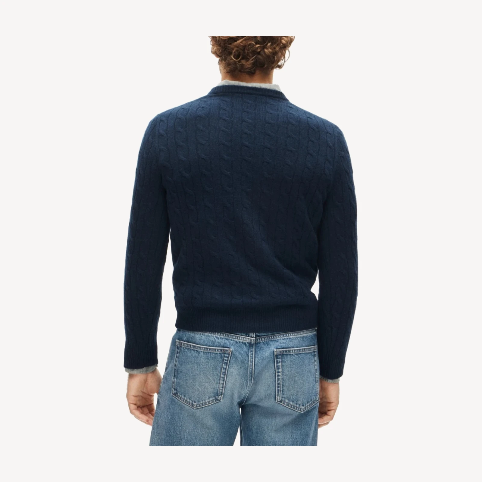 Cashmere cable-knit sweater