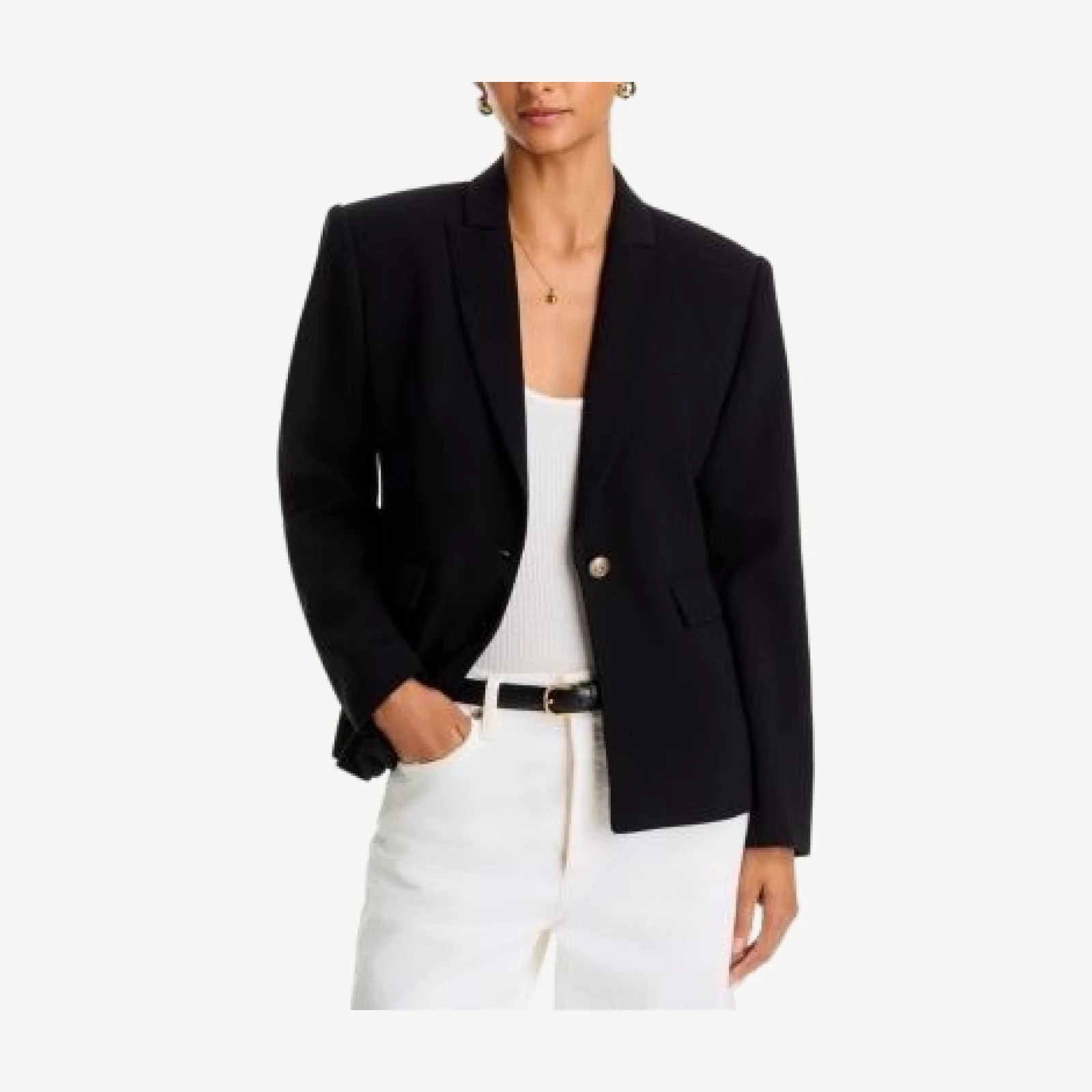 Aqua Side Button Blazer - Exclusive