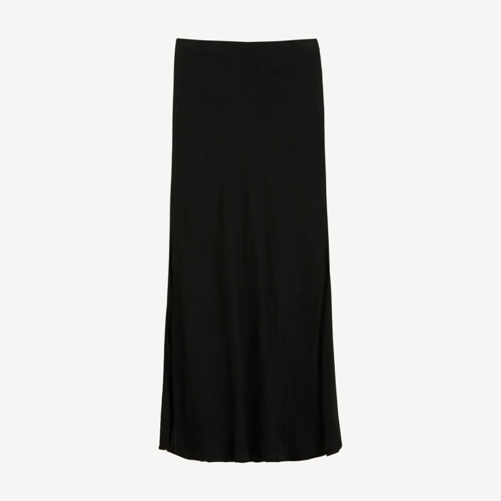 Gwyneth column slip skirt in cupro blend